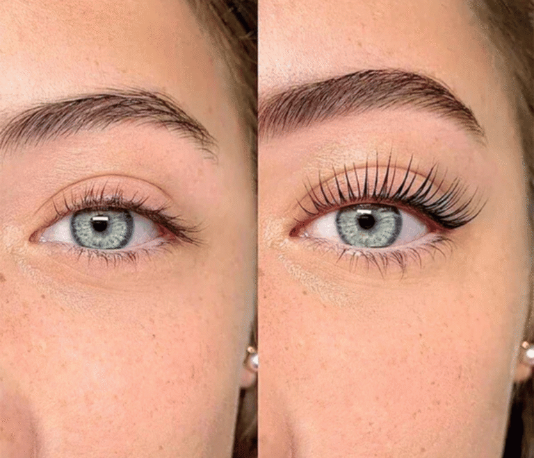 Lash Extensions – Before & After Transformation